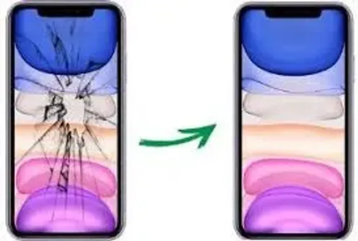 Tela display Iphone 11 instalada - em promoção