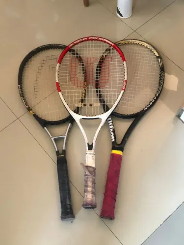 Kit Tênis Completo - 3 Raquetes + Bolsa Wilson Original