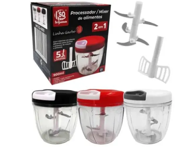 PROCESSADOR DE ALIMENTOS SQ-4000 900ML (Honestidade e Qualidade JK Eletronicos )  