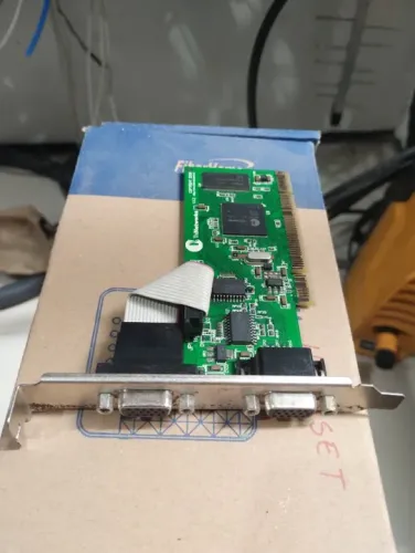 Placa Vídeo PCI ThiNetworks Mult TN-502 Dual VGA 16Mb