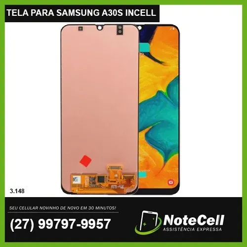 Tela Display Para Samsung A30S Incell sm-A307 3.148 - Instalação Expressa Em 30 Minutos!