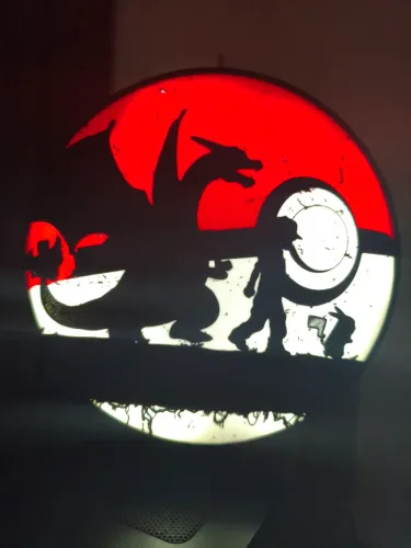 Luminária Charizard Ash Pikachu Pokémon 