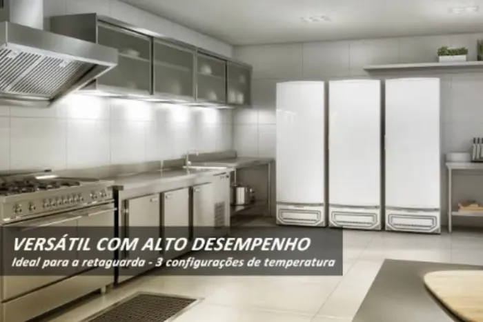 NZ. Freezer vertical 577 litros tripla ação Gelopar
