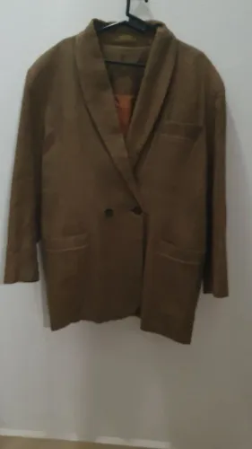 Blazer Casaco de lã marrom G leia descrição 