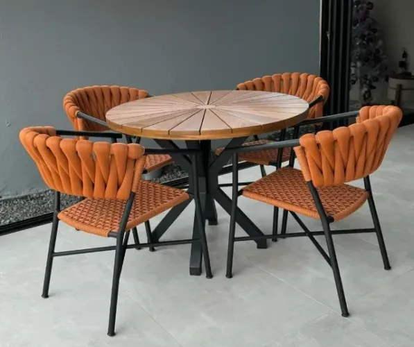 Conjunto de mesa área externa