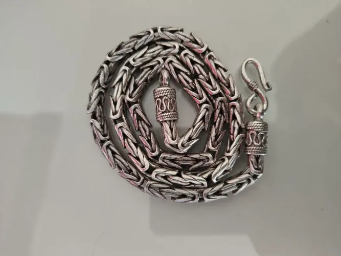 CORDÃO DE PRATA PERUANO 