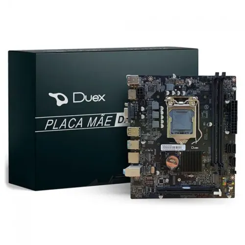 Placa Mãe LGA 1151 H310 DDR4 c/ M.2 8ª e 9ª Geração Duex DX H310ZG - WZetta