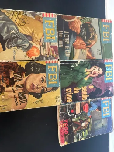 livros coleção FBI