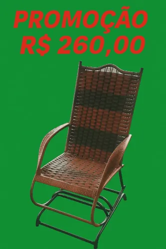 Cadeira de balanço promoção 