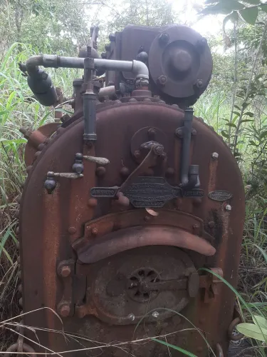 Máquina a vapor Lidgerwood ano 1890
