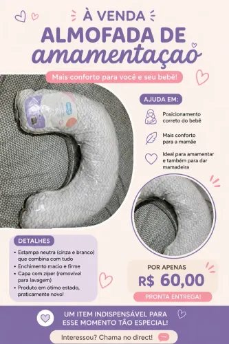 Almofada de amamentação