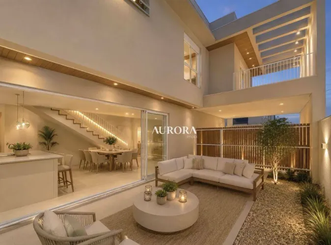 Sobrado com 3 suítes à venda, 180 m² por R$ 1.680.000 - Gleba Palhano - Londrina/PR