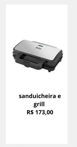 Sanduicheira e grill