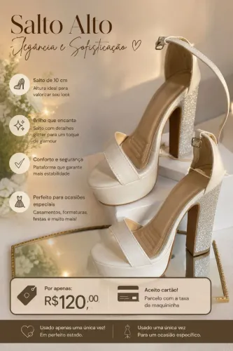 Sandália para eventos n°35