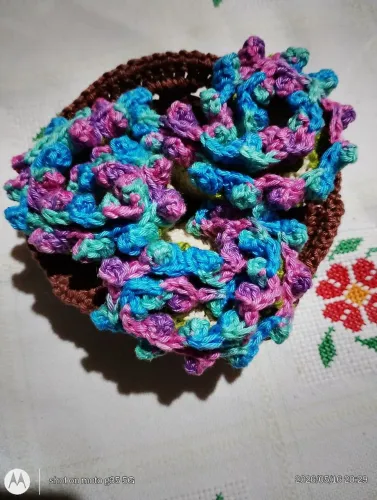 Porta copos crochê