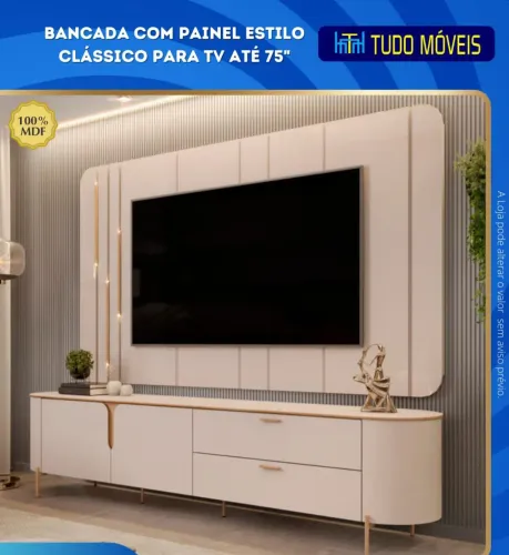 RACK COM PAINEL 