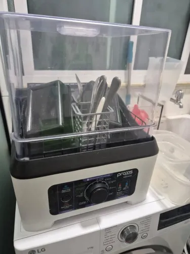 Lava Louças Praxis Portátil LLPP Semiautomática 127V Branca em perfeito estado