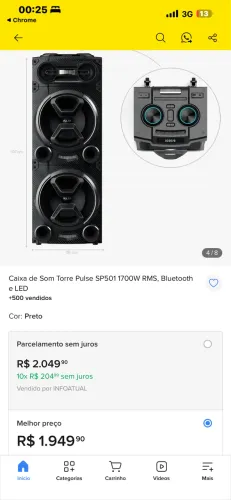 Caixa de som bombox