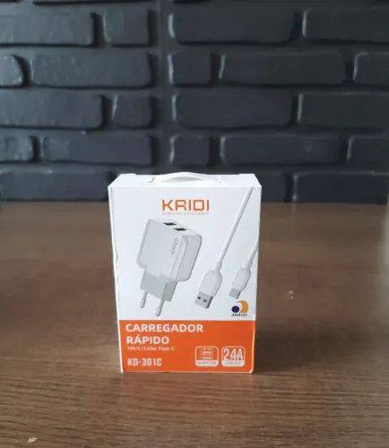 Carregador Tipo C, duas entradas