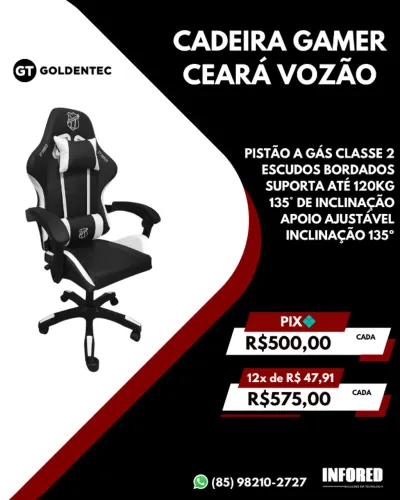 Cadeira Gamer Ceará Vozão