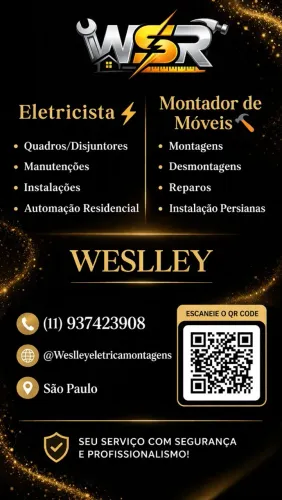 Eletricista & Montador de móveis 