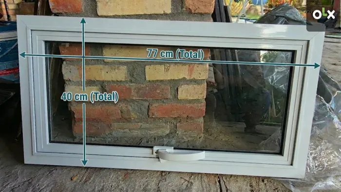 Seção MaxiAr para porta esquadria de alumínio 77x40