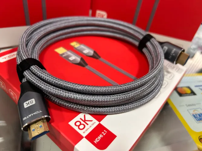 Cabo HDMI 3 Metros Alta velocidade 8K Tomate