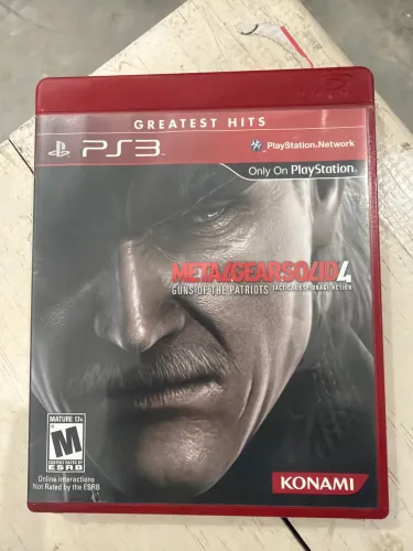 Metal gear sólid 4 ps3