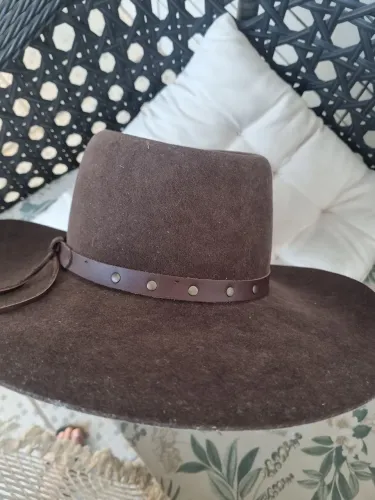 Chapéu Prada vintage masculino marrom