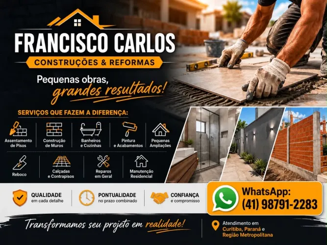 * Serviço de pequenas reformas em geral*