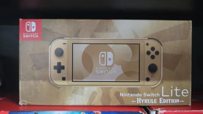Promoção Nintendo Switch Lite Destravado Edição Especial Hyrule Zelda