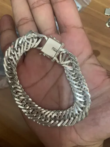 Pulseira prata mista