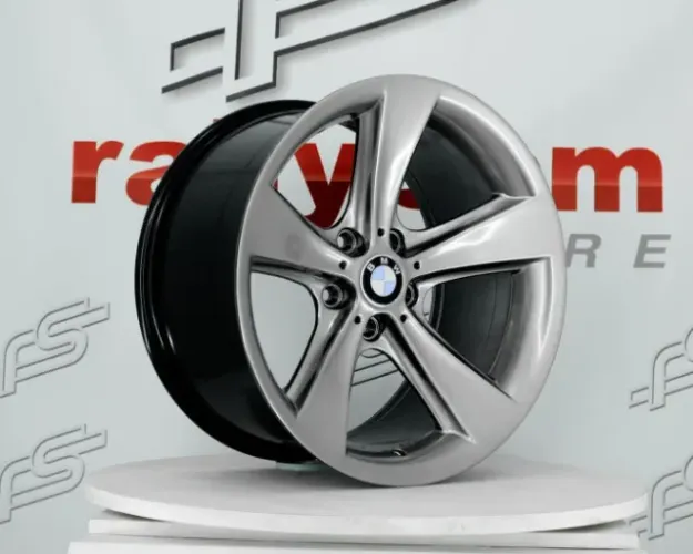 Jogo de Roda Bmw Style 128 Cromo Look 5x120 - 18x8,5 e 18x9,5 Offset 20 e 14 (Nv)