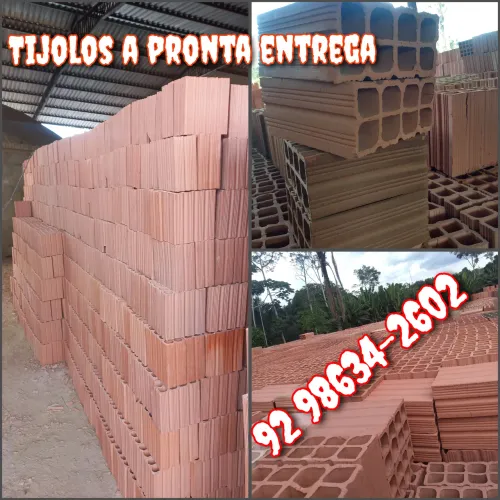 Tijolos para sua obra da melhor qualidade