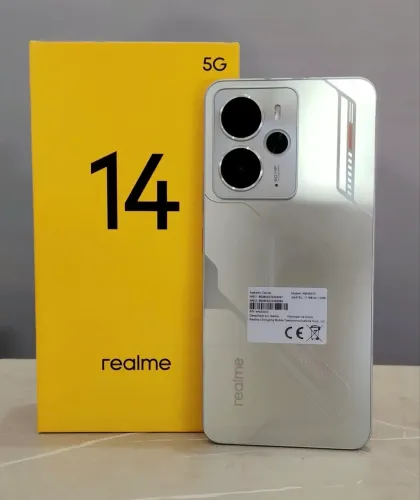 Celular Realme 14 5G NFC DUAL CHIP 256GB 08GB RAM Prata Entregamos Grátis 