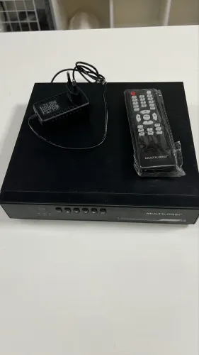 DVR Multilaser 4 Canais + Controle Remoto - Excelente Estado