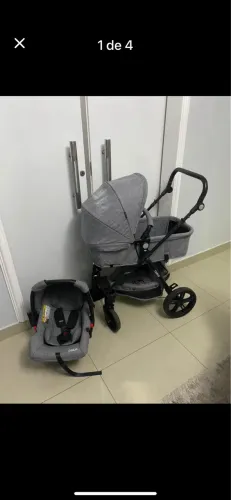 Carrinho e bebê conforto Cosco completo 