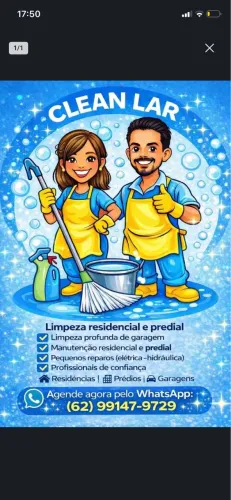 Limpeza residencial e predial e serviços gerais