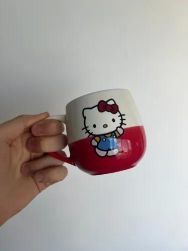 Caneca Hello Kitty Sanrio 400ml Cerâmica