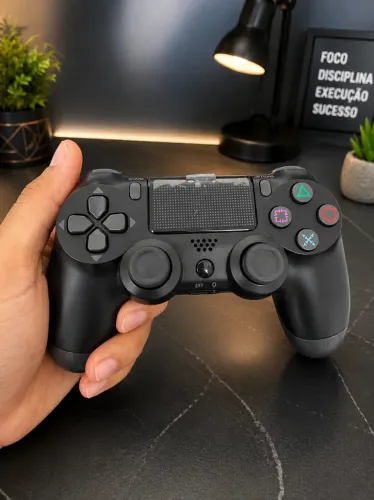 Controle PS4 sem fio para Playstation 4 Dualshock 4 compativel com Ps4,Pc e celulares