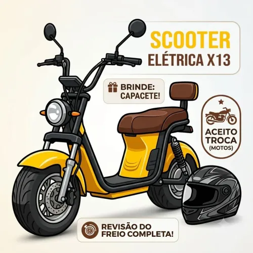 Nova Scooter Elétrica X13