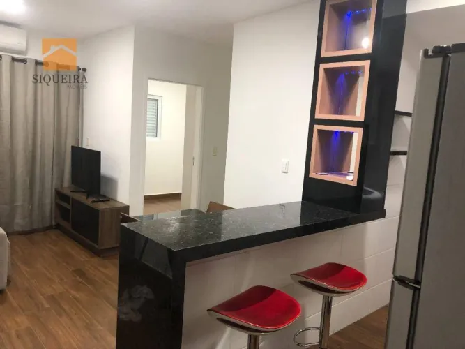 Apartamento com 2 dormitórios para alugar, 57 m² por R$ 3.512/mês - Alpha Club Residencial