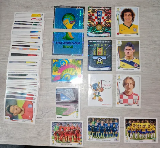 Lote Figurinhas Copa 2014