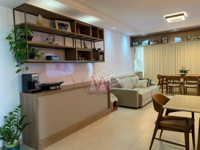 Apartamento repleto de modulados com 3 dormitórios à venda, 103 m² por R$ 1.200.000 - Cond