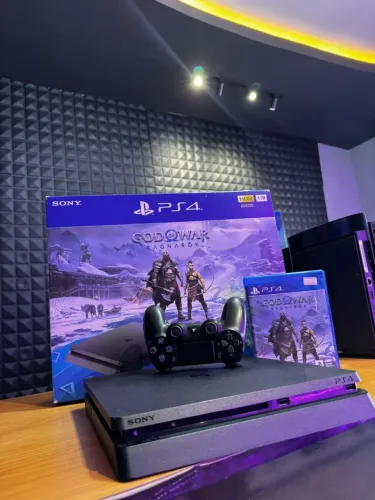 Ps4 Slim 1tb + God Ragnarok(Garantia da loja)