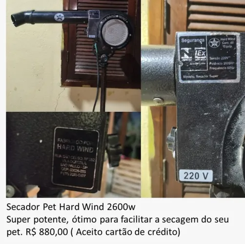 Secador Pet Hard Wind
