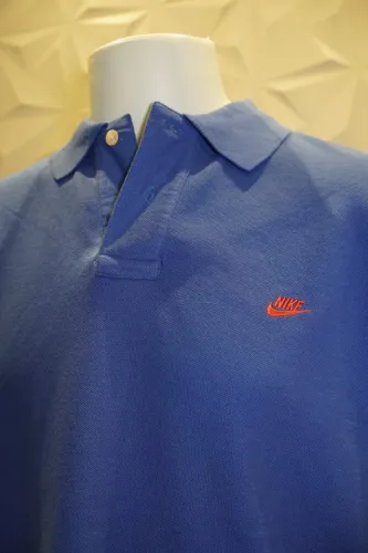 Camisa polo azul Nike Retro