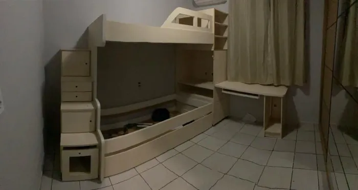 Beliche com cama auxiliar