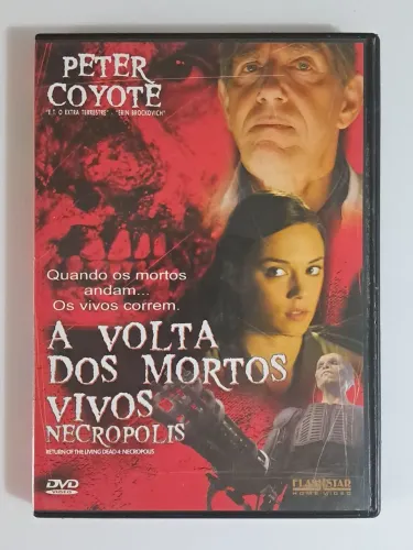 Filme dvd a volta dos mortos vivos necropolis mídia física original