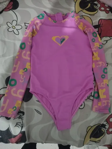Maio Infantil com Zíper nas costas Roxy